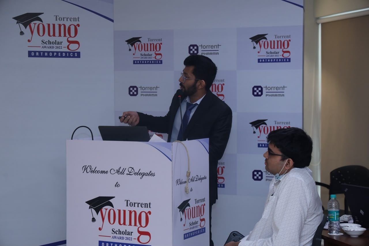 Presenting at the Torrent Young Scholar Award 2022